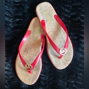 Michael Kors Jelly & Cork Flip Flop Sandal